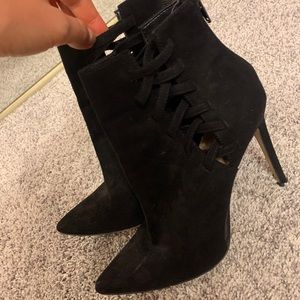 Aldo heeled booties pointed boots